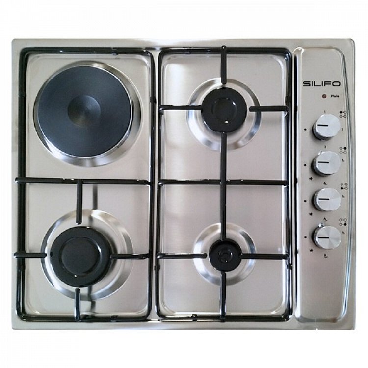 Σετ SILIFO SF6855BOI & SF6100 & SF6683 Φούρνος 76lt, Μικτή Εστία & Απορροφητήρας 93506 (4 Έτη Εγγύηση)