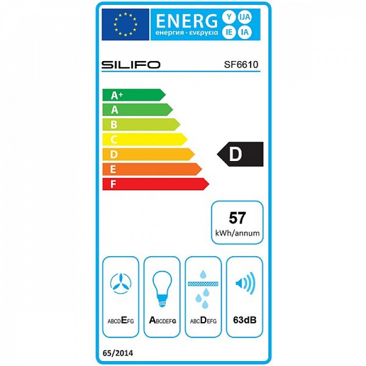 Σετ SILIFO SF6855BOI & SF6801HDV2 & SF6610 Φούρνος 76lt, Εστία Domino & Απορροφητήρας 93503 (4 Έτη Εγγύηση)