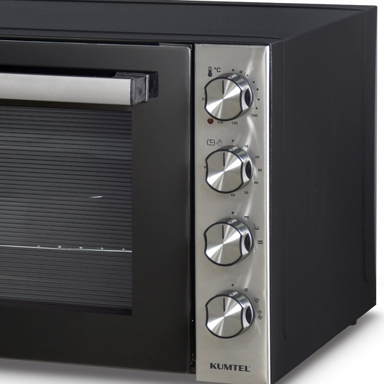 KUMTEL LX-9625 Ηλεκτρικό Φουρνάκι Μαύρο 70lt