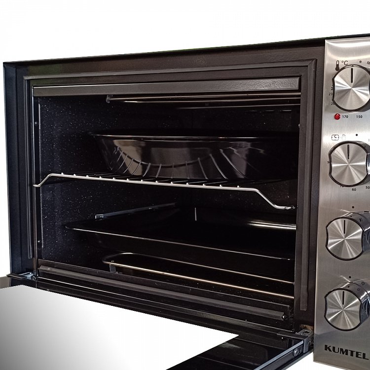 KUMTEL LX-9625 Ηλεκτρικό Φουρνάκι Μαύρο 70lt