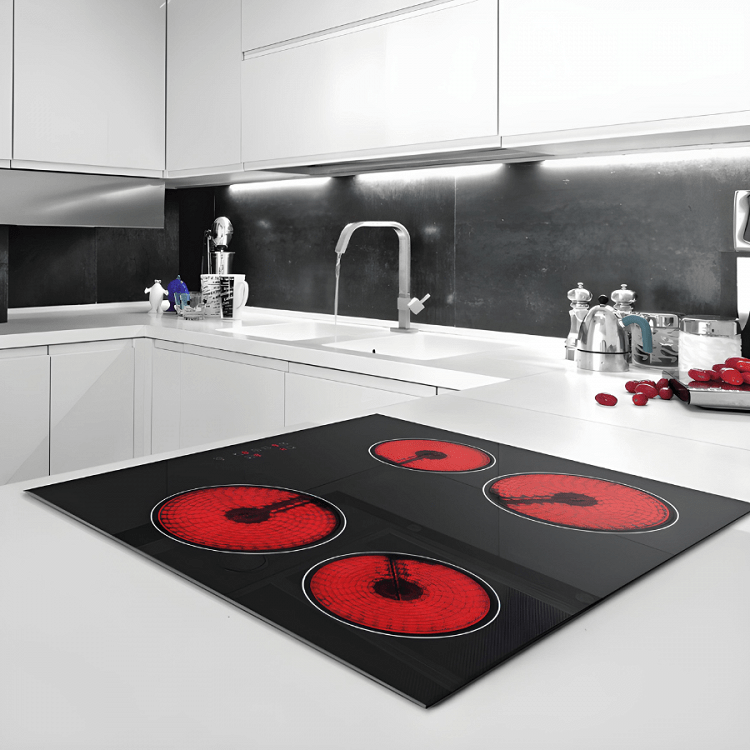 MULTIHOME MH-6135 Εστία Κεραμική 60cm Μαύρη