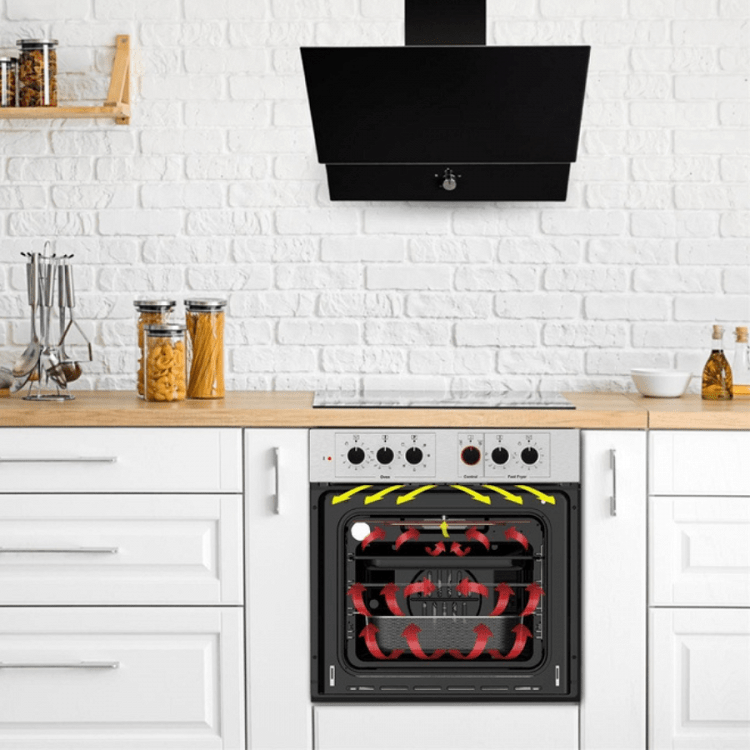 MULTIHOME MH-6095 Φούρνος άνω Πάγκου FastFryer 65lt Inox