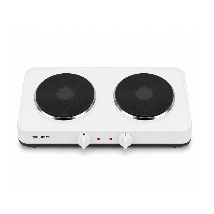 SILIFO SF6655 Εμαγιέ Εστία Λευκή 2500W