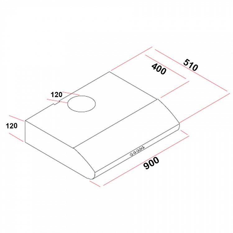 SILIFO SF6685 Απορροφητήρας Ελεύθερος 90cm Μαύρο 2 Μοτέρ (4 Έτη Εγγύηση)