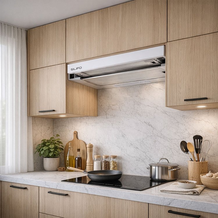 SILIFO SF6664 Απορροφητήρας Συρόμενος 60cm Λευκό (4 Έτη Εγγύηση)