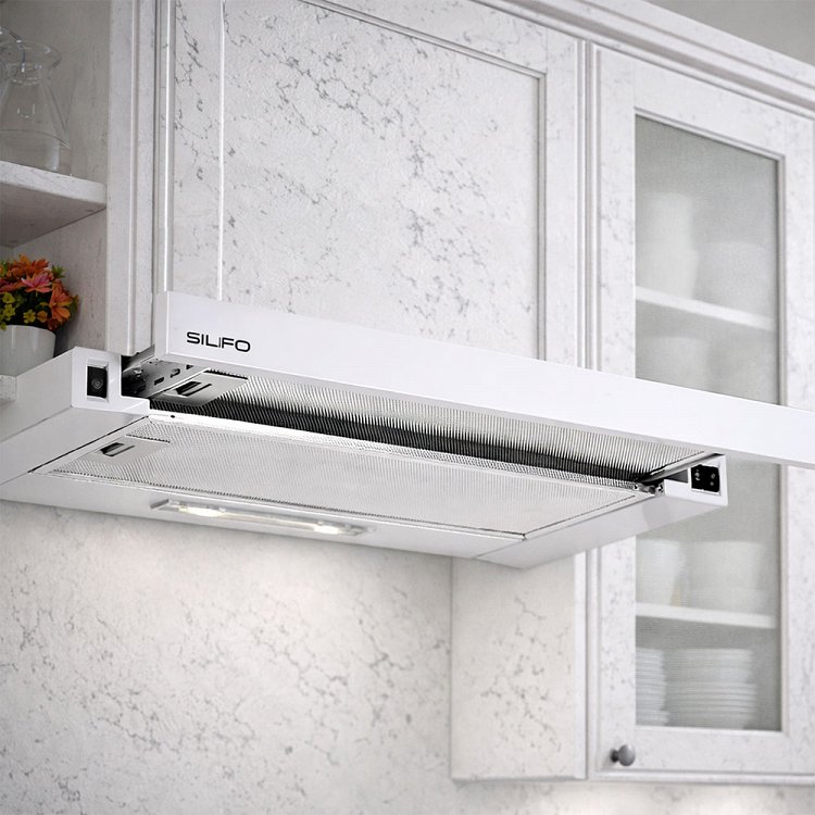 SILIFO SF6664 Απορροφητήρας Συρόμενος 60cm Λευκό (4 Έτη Εγγύηση)