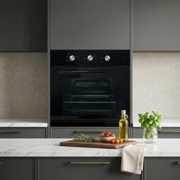 SILIFO SF6090 Φούρνος άνω Πάγκου Υγραερίου 65lt Μαύρος