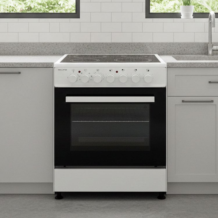 SILIFO SF6124CFVW Κεραμική Κουζίνα 60.5cm με 4 Ζώνες Λευκό