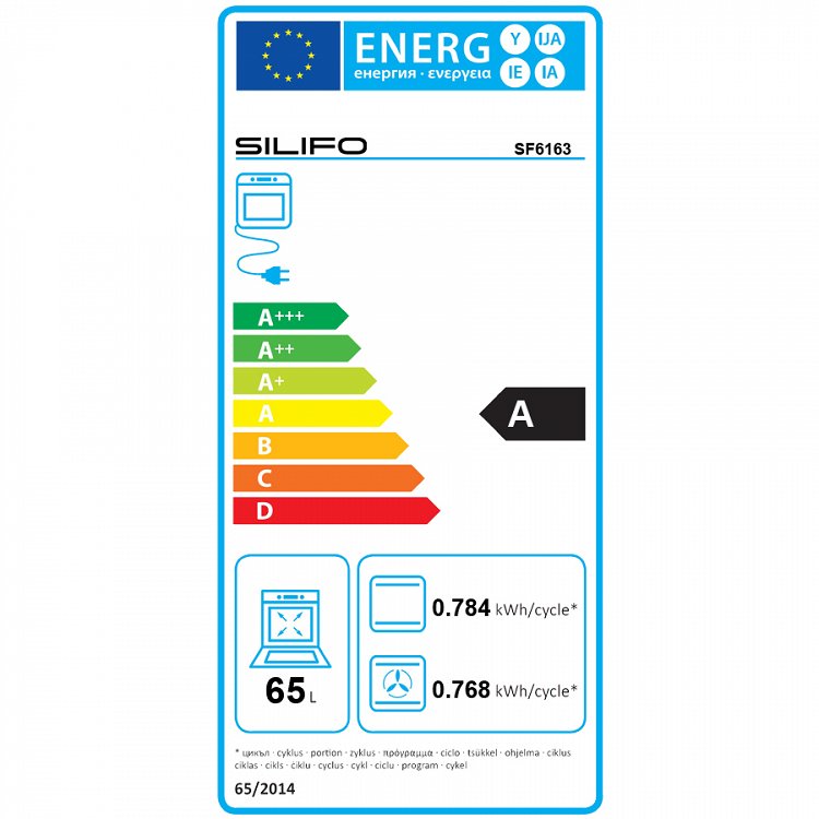 SILIFO SF6163 Κεραμική Κουζίνα 60cm Inox με 9 Λειτουργίες