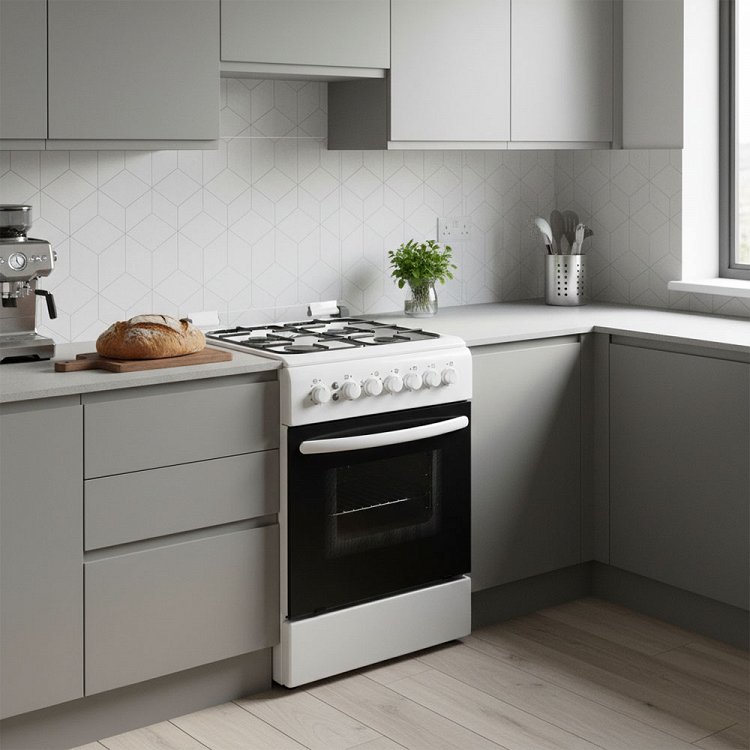 SILIFO SF6195 Κουζίνα Υγραερίου 65lt 60cm Λευκή (4 Έτη Εγγύηση)