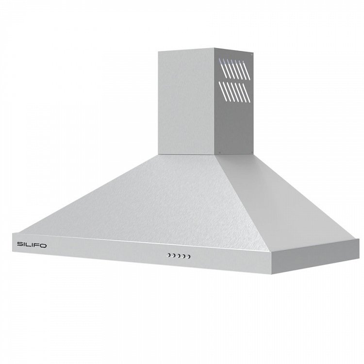 SILIFO SF6618 Απορροφητήρας Καμινάδα 90cm Inox (4 Έτη Εγγύηση)