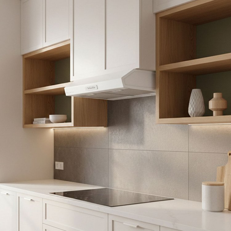 SILIFO SF6672 Απορροφητήρας Ελεύθερος 60cm Λευκό 1 Μοτέρ (4 Έτη Εγγύηση)