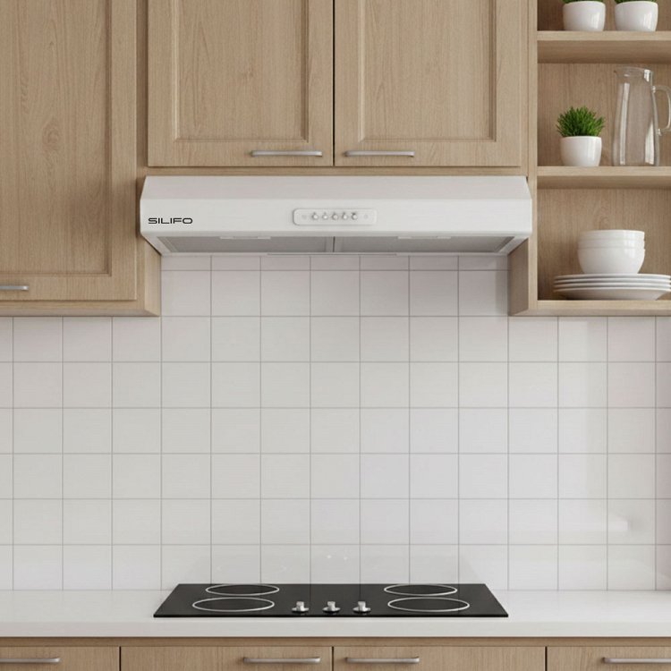 SILIFO SF6672 Απορροφητήρας Ελεύθερος 60cm Λευκό 1 Μοτέρ (4 Έτη Εγγύηση)