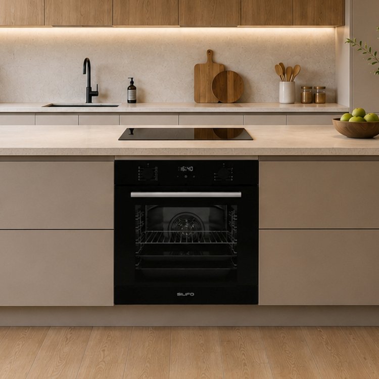 SILIFO SF6860BOB Φούρνος άνω Πάγκου 76lt Μαύρος (4 Έτη Εγγύηση)