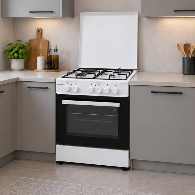 SILIFO SF6197CFMW Κουζίνα Μικτή 60cm Λευκό (4 Έτη Εγγύηση)
