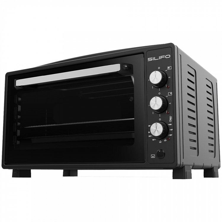 SILIFO SF2310 Ηλεκτρικό Φουρνάκι με 3 Εστίες Μαύρο 45lt