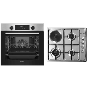 Σετ SILIFO SF6855BOI & SF6100 Φούρνος 76lt & Μικτή Εστία 90148