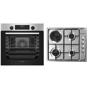 Σετ SILIFO SF6855BOI & SF6100 Φούρνος 76lt & Μικτή Εστία 90148