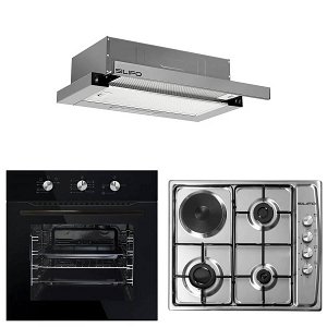 Σετ SILIFO SF6090 & SF6100 & SF6663 Φούρνος Υγραερίου, Εστία & Απορροφητήρας 93654