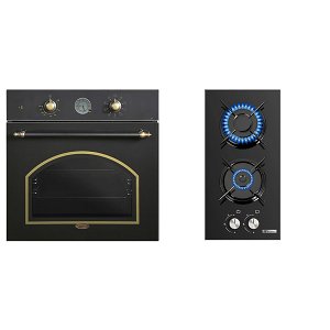 Σετ MULTIHOME MH-6051 & MH-6141 Φούρνος Retro & Εστία Domino Υγραερίου 87871
