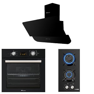 Σετ MULTIHOME MH-6060 & MH-6141 & MH-6601 Φούρνος, Εστία Domino Αερίου & Απορροφητήρας 76066