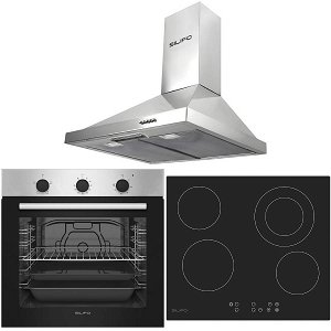 Σετ SILIFO SF6850BOI & SF6822HV5 & SF6619 Φούρνος 83lt, Κεραμική Εστία & Απορροφητήρας 92077 (4 Έτη Εγγύηση)
