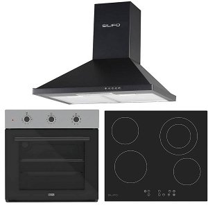 Σετ SILIFO SF6008 & SF6822HV5 & SF6622 Φούρνος, Κεραμική Εστία & Απορροφητήρας 92251