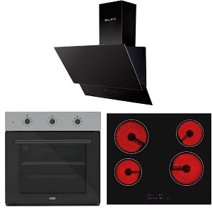 Σετ SILIFO SF6008 & SF6135 & SF6610 Φούρνος, Κεραμική Εστία & Απορροφητήρας 92261