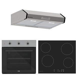Σετ SILIFO SF6008 & SF6821HV4 & SF6683 Φούρνος, Κεραμική Εστία & Απορροφητήρας 92264