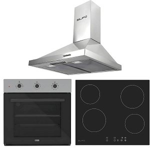 Σετ SILIFO SF6008 & SF6821HV4 & SF6619 Φούρνος, Κεραμική Εστία & Απορροφητήρας 92265