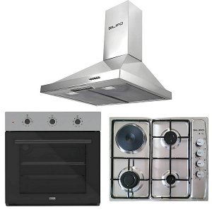 Σετ SILIFO SF6008 & SF6100 & SF6619 Φούρνος, Μικτή Εστία & Απορροφητήρας 92274