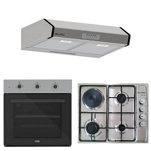 Σετ SILIFO SF6008 & SF6100 & SF6683 Φούρνος, Μικτή Εστία & Απορροφητήρας 92277