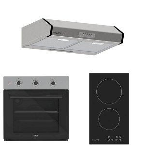 Σετ SILIFO SF6008 & SF6801HDV2 & SF6683 Φούρνος, Εστία Domino & Απορροφητήρας 92327