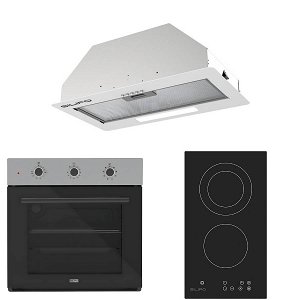 Σετ SILIFO SF6008 & SF6802HDV3 & SF6615 Φούρνος, Εστία Domino & Μηχανισμός Απορρόφησης 92328