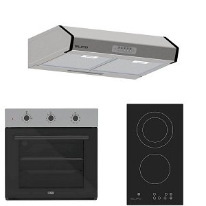 Σετ SILIFO SF6008 & SF6802HDV3 & SF6683 Φούρνος, Εστία Domino & Απορροφητήρας 92334