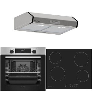 Σετ SILIFO SF6855BOI & SF6821HV4 & SF6683 Φούρνος 76lt, Κεραμική Εστία & Απορροφητήρας 93482 (4 Έτη Εγγύηση)