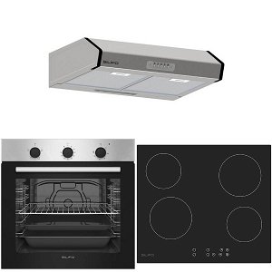 Σετ SILIFO SF6850BOI & SF6821HV4 & SF6683 Φούρνος 83lt, Κεραμική Εστία & Απορροφητήρας 93623 (4 Έτη Εγγύηση)