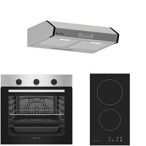 Σετ SILIFO SF6850BOI & SF6801HDV2 & SF6683 Φούρνος 83lt, Εστία & Απορροφητήρας 93651 (4 Έτη Εγγύηση)