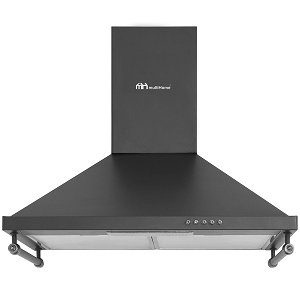 MULTIHOME MH-6652 Απορροφητήρας Καμινάδα 60cm Μαύρο