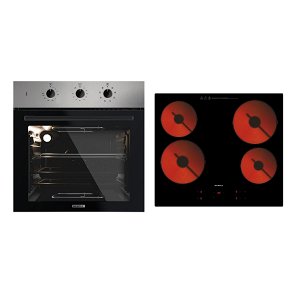 Σετ KUMTEL Ηλεκτρικός Φούρνος Elite Inox & Κεραμική Εστία