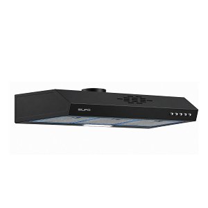 SILIFO SF6685 Απορροφητήρας Ελεύθερος 90cm Μαύρο 2 Μοτέρ (4 Έτη Εγγύηση)