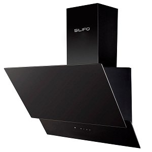 SILIFO SF6610 Απορροφητήρας Καμινάδα 60cm Μαύρο με Χειριστήριο (4 Έτη Εγγύηση)