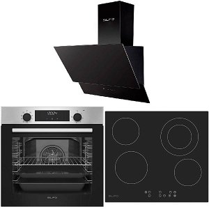 Σετ SILIFO SF6855BOI & SF6822HV5 & SF6610 Φούρνος 76lt, Κεραμική Εστία & Απορροφητήρας 92690