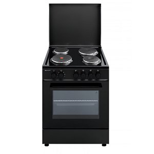 SILIFO SF6147CFEB Ηλεκτρική Κουζίνα 60cm με Εμαγιέ Εστίες Μαύρο (4 Έτη Εγγύηση)