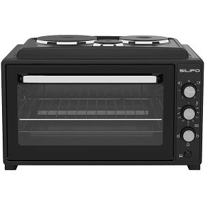 SILIFO SF2310 Ηλεκτρικό Φουρνάκι με 3 Εστίες Μαύρο 45lt