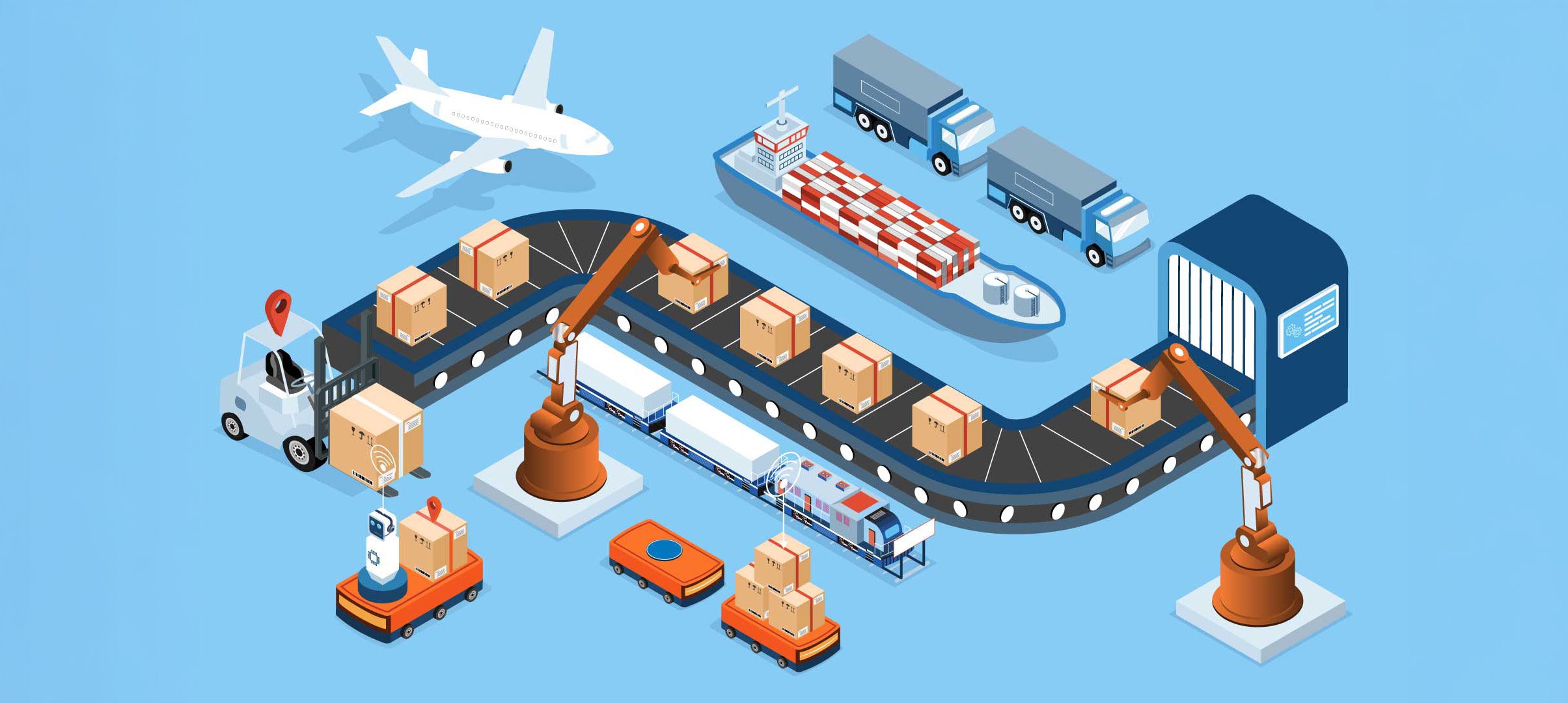 Ροή logistics και fulfillment για τριγωνικές παραγγελίες με αποθήκη, μεταφορές και απευθείας αποστολή στον τελικό πελάτη