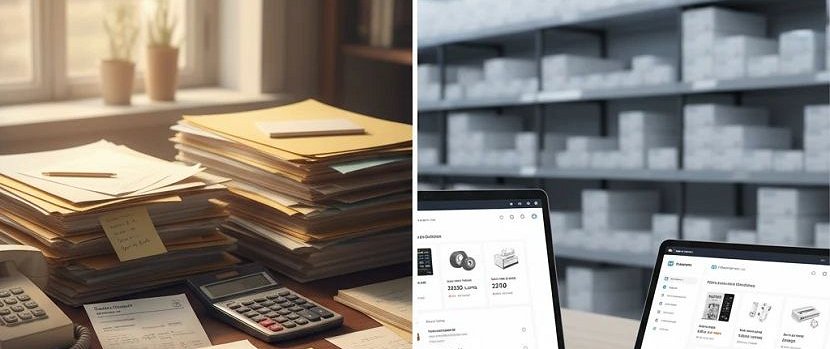 Σύγχρονη ψηφιακή διαχείριση αποθήκης και παραγγελιών ηλεκτρικών ειδών με χρήση υπολογιστή