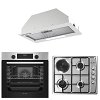 Σετ SILIFO SF6855BOI & SF6100 & SF6615 Φούρνος 76lt, Μικτή Εστία & Μηχανισμός Απορρόφησης 93508 (4 Έτη Εγγύηση)