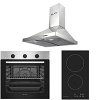 Σετ SILIFO SF6850BOI & SF6801HDV2 & SF6619 Φούρνος 83lt, Εστία Domino & Απορροφητήρας 92028 (4 Έτη Εγγύηση)