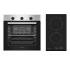 Σετ SILIFO SF6850BOI & SF6801HDV2 Φούρνος 83lt & Κεραμική Εστία Domino 90141